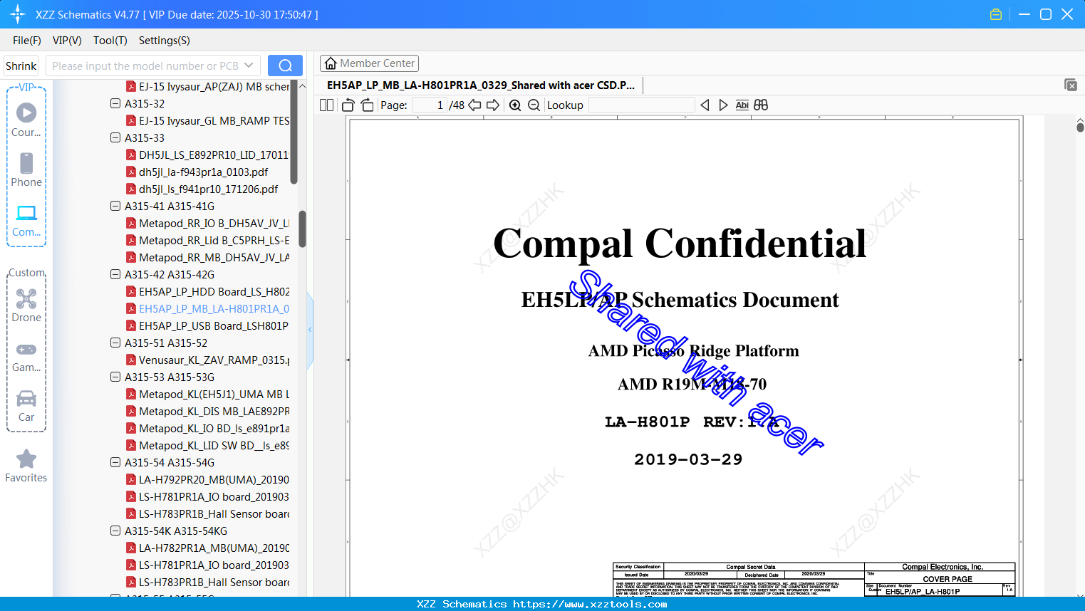 Laptop EH5AP_LP_MB_LA-H801PR1A_0329_Shared With Acer CSD